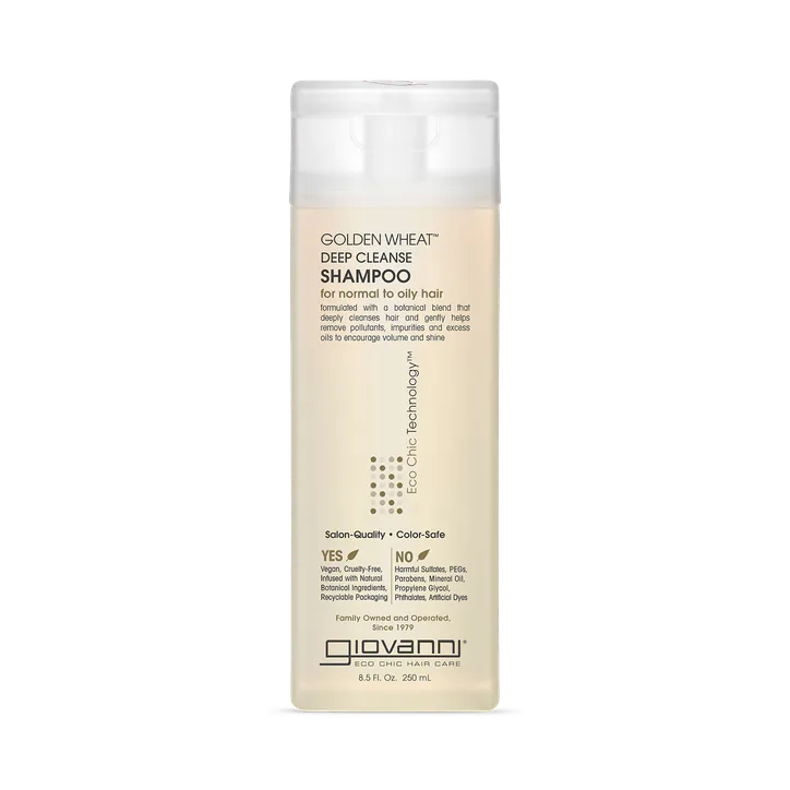 Giovanni Golden Wheat Deep Cleanse Shampoo 250ml – Beauty > Hair Care > Shampoo & Conditioner > Shampoo