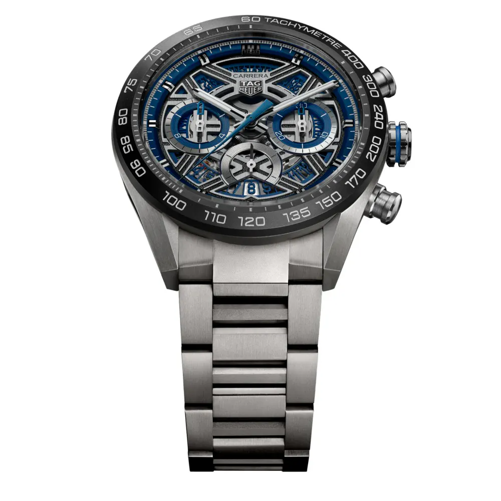 TAG Heuer Carrera Chronograph Extreme Sport Limited Edition 44mm Mens Watch Blue detail 2
