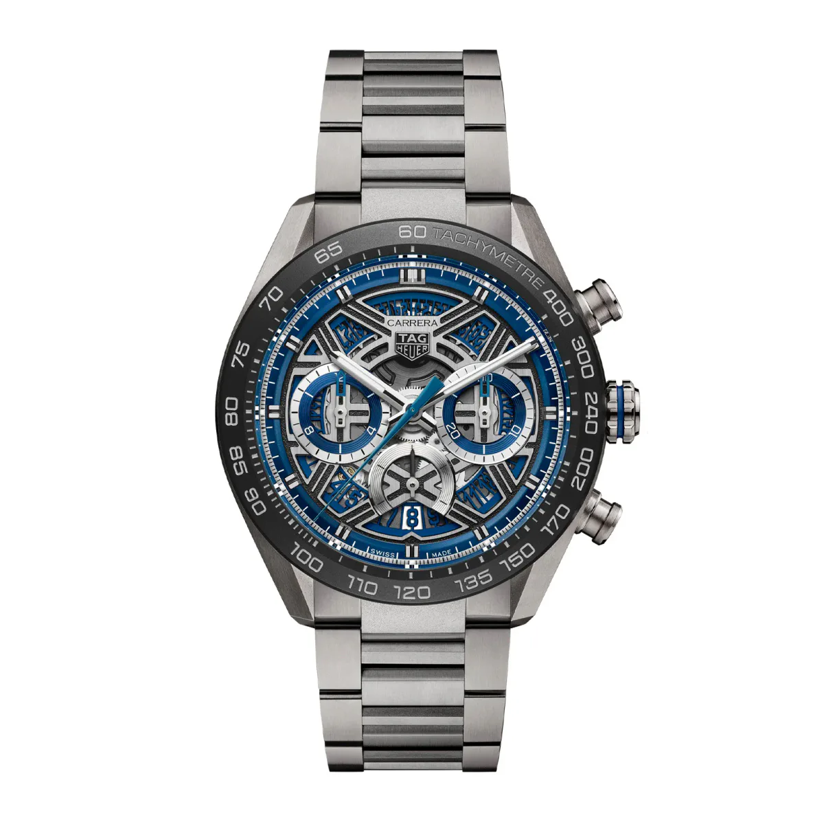 TAG Heuer Carrera Chronograph Extreme Sport Limited Edition 44mm Mens Watch Blue