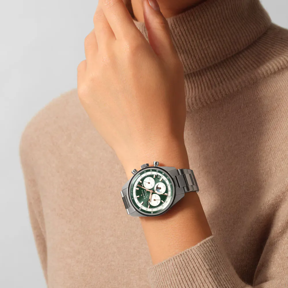Zenith Chronomaster Original Steel 38mm Mens Watch Green in Green, additional product view 3