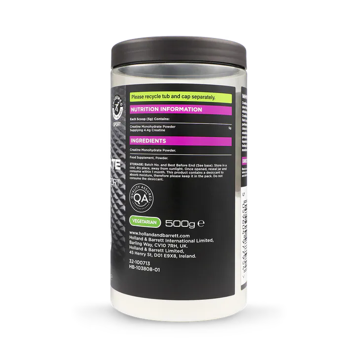 Precision Engineered Pure Creatine Monohydrate Powder Unflavoured 500g detail 2