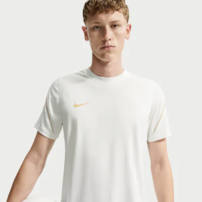 Nike Strike Men's Dri-FIT Short-Sleeve Football Top - Sail/Rio Teal/Elemental Gold/Metallic Gold
