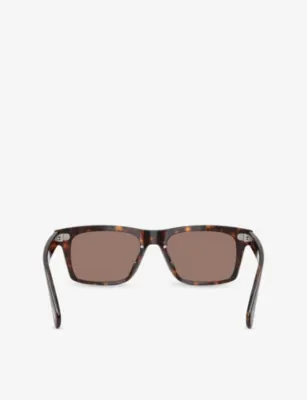 OLIVER PEOPLES OV5596SU Rectangle-Frame Tortoiseshell Acetate Sunglasses detail 3
