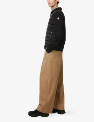 MONCLER Hybrid Zip-Up Padded and Knit Cardigan detail 2