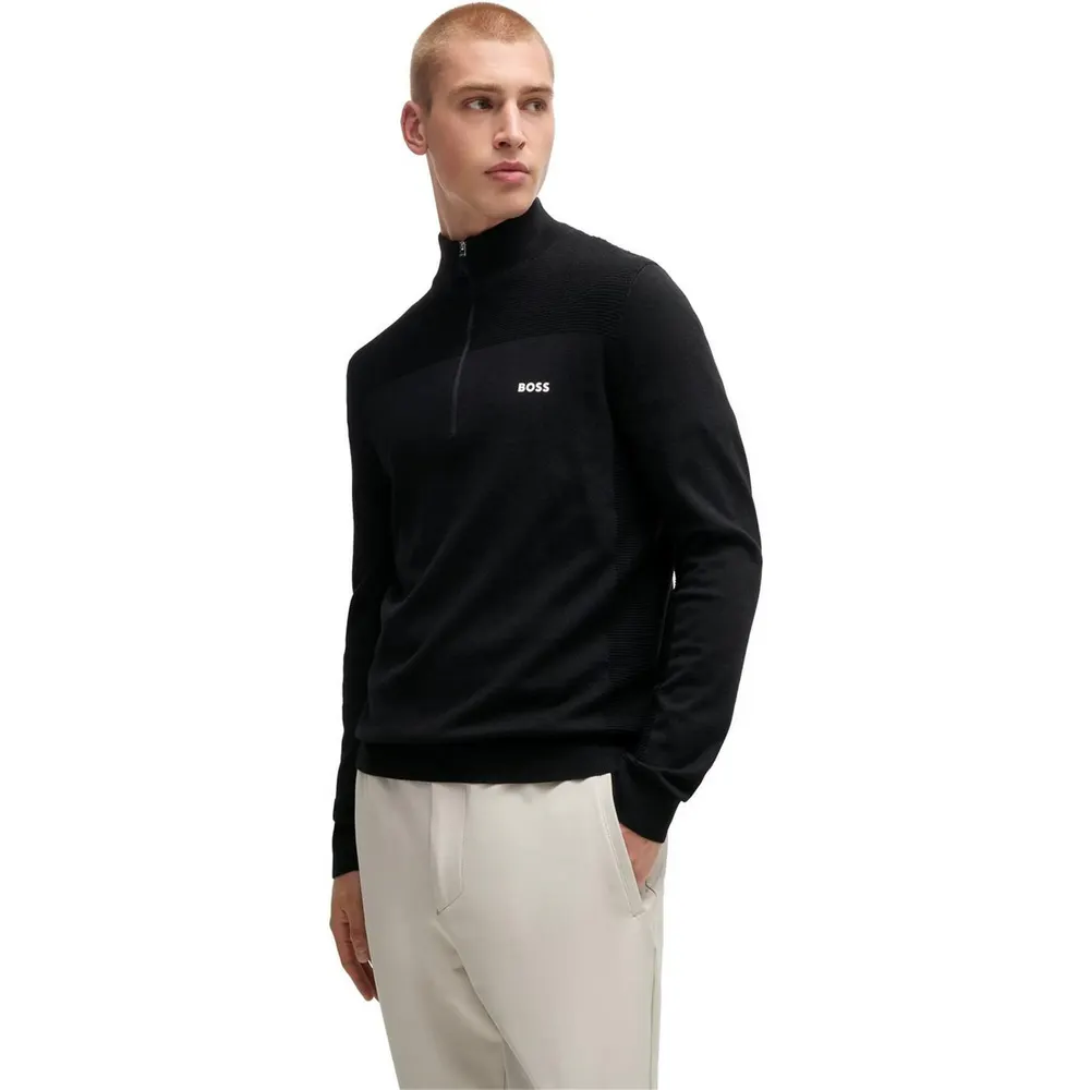 Boss Men's MomentumX QZ Jumper detail 2