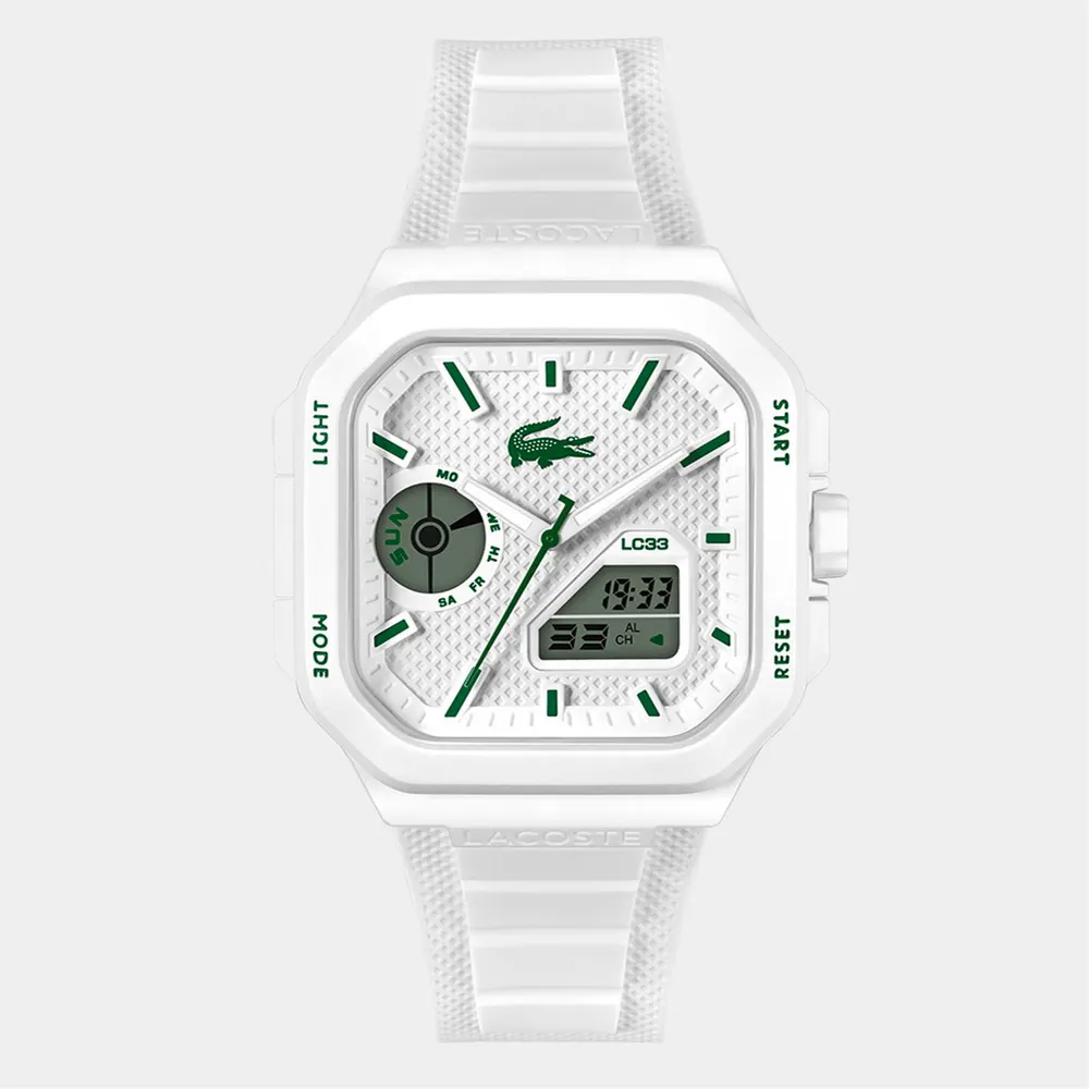 Lacoste Lacoste Mens LC33 Silicone Analog-Digital Watch