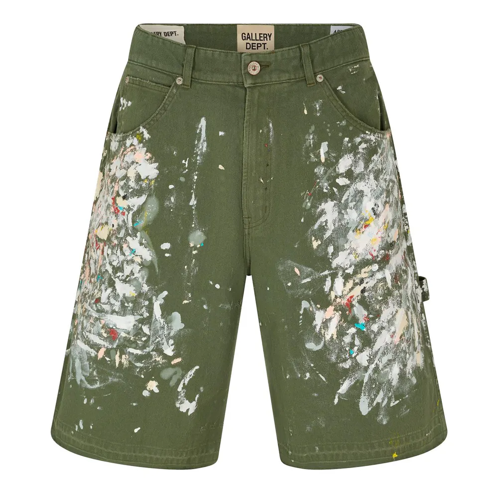 Gallery Dept Men's Denim Shorts in Military Green – Clothing