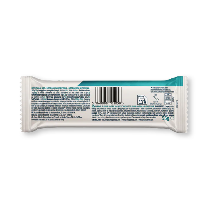 TREK High Protein Choc Caramel Protein Bar 12 x 55g detail 3