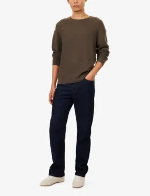 FRAME Textured Crewneck Wool Jumper detail 2