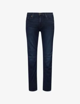 PAIGE Lennox Straight-Leg Stretch-Woven Jeans