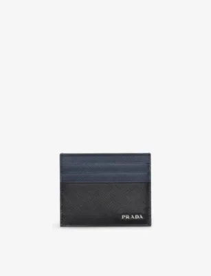 PRADA Saffiano Leather Wallet - BLACK