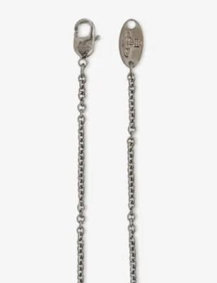 VIVIENNE WESTWOOD Hectorina Brass Pendant Necklace detail 3