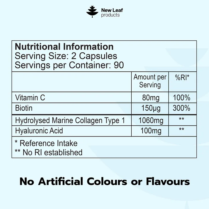 New Leaf Products Collagen Capsules detail 3