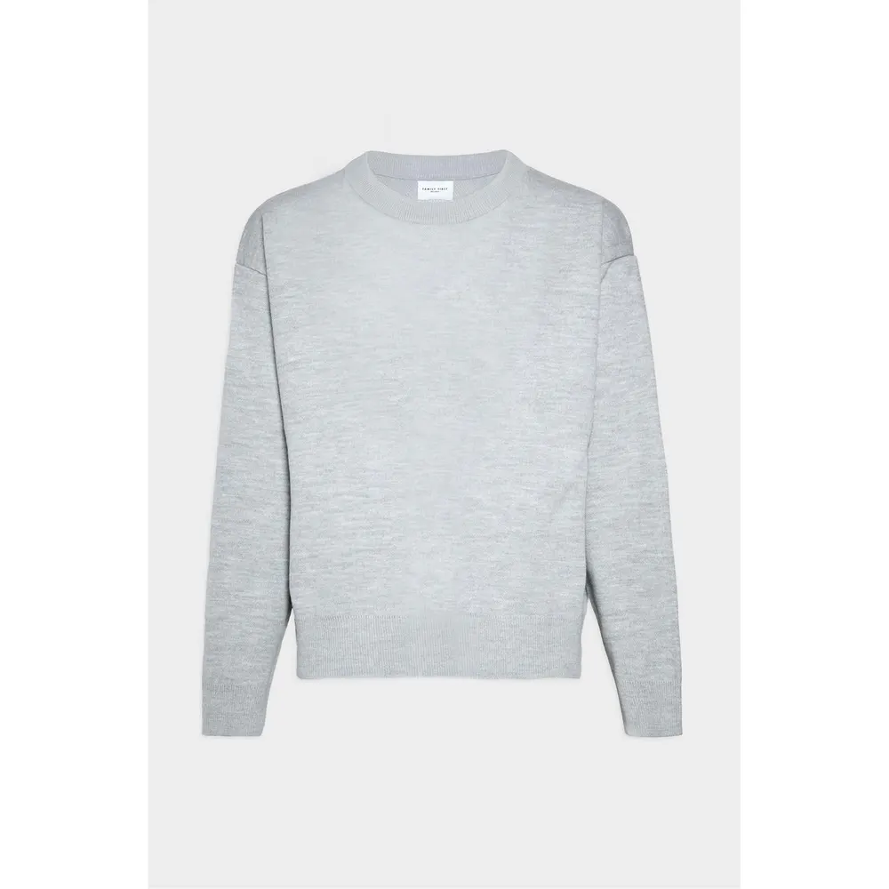 Family First Men's Jumper in Grey – Clothing