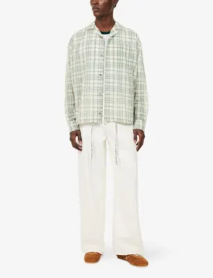 AMI PARIS Wide-Leg Denim Trousers detail 2