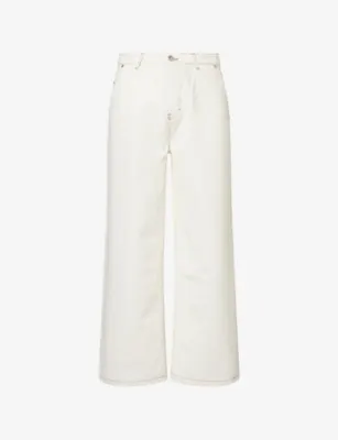 AMI PARIS Wide-Leg Denim Trousers