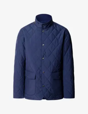 HACKETT Paddock Quilted Woven Jacket in OLD NAVY – Mens | Coats & jackets | Lightweight