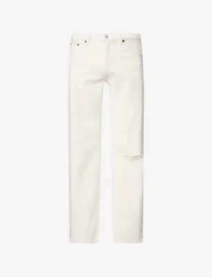 FRAME Relaxed Distressed Denim Jeans