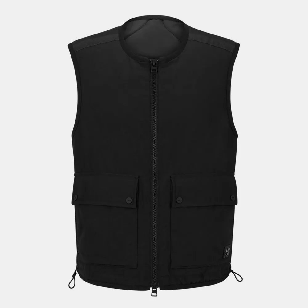 Hugo Men's Quilted Sleeveless Tailored Fit Gilet