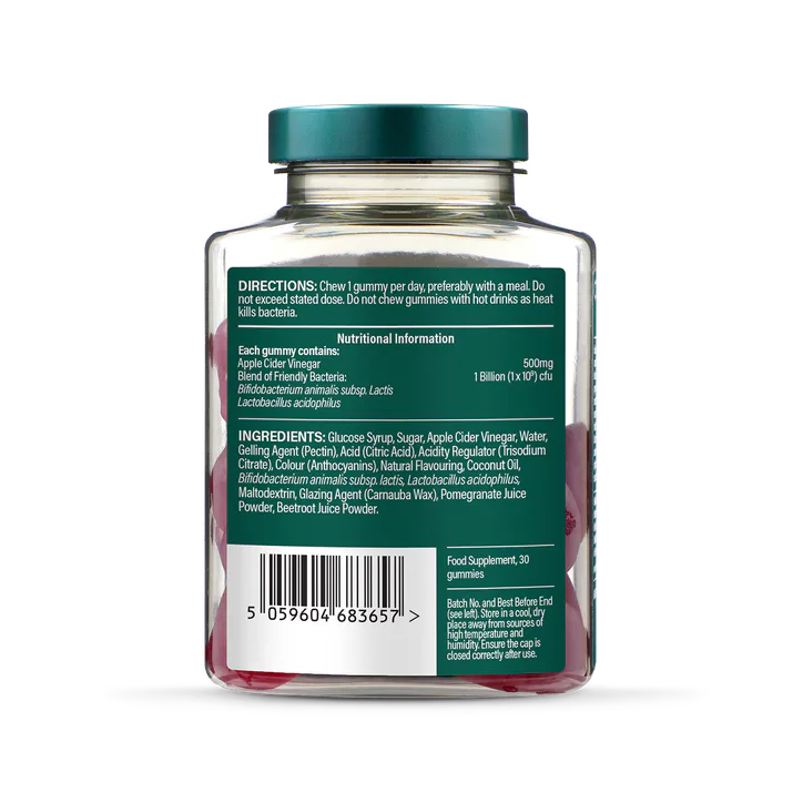 For Him Friendly Bacteria & ACV 30 Gummies, additional product view 2