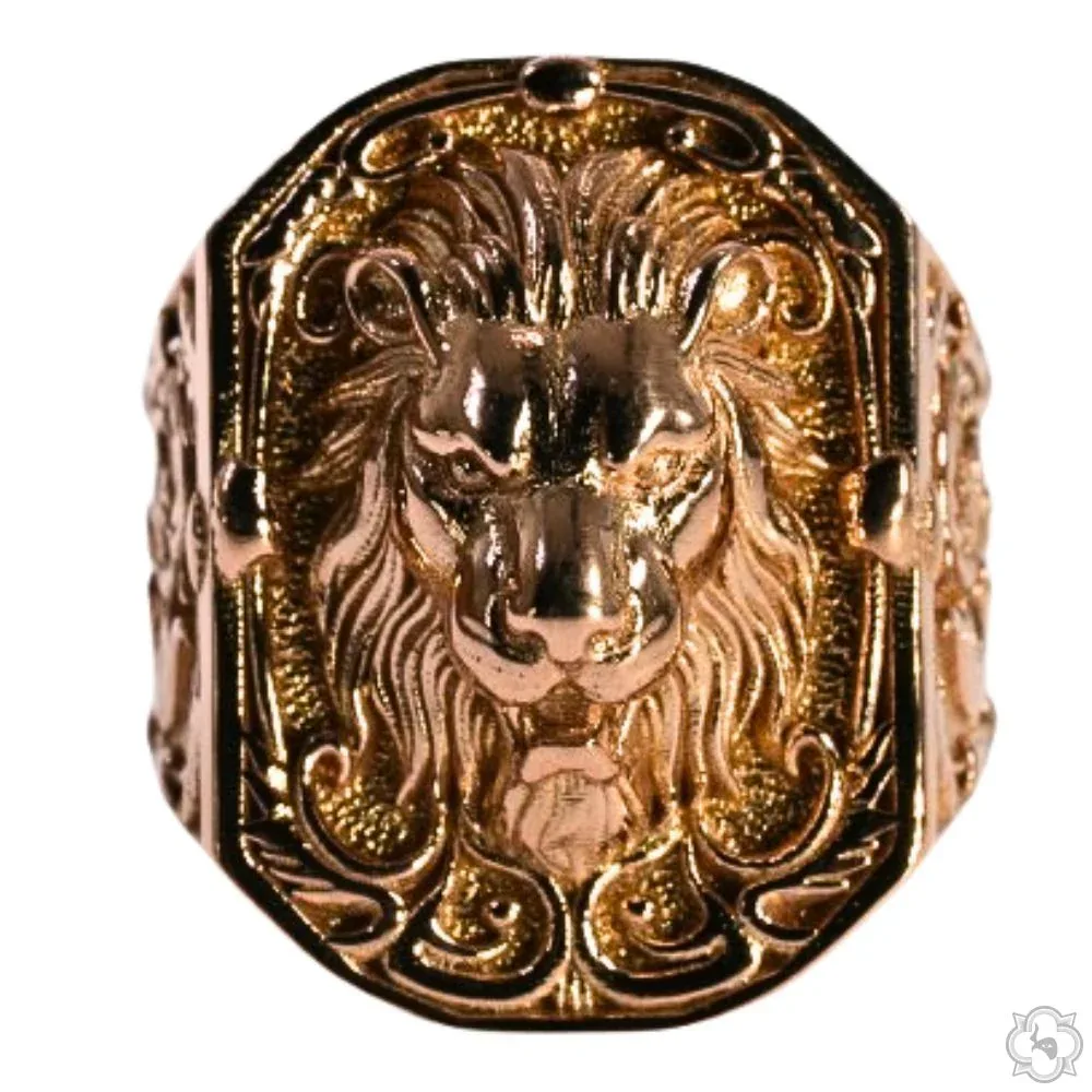 RINA - For Him FACTORY Leonardo Da Vinci Lion Ring 70247 in Rose Gold / 10 – Ring
