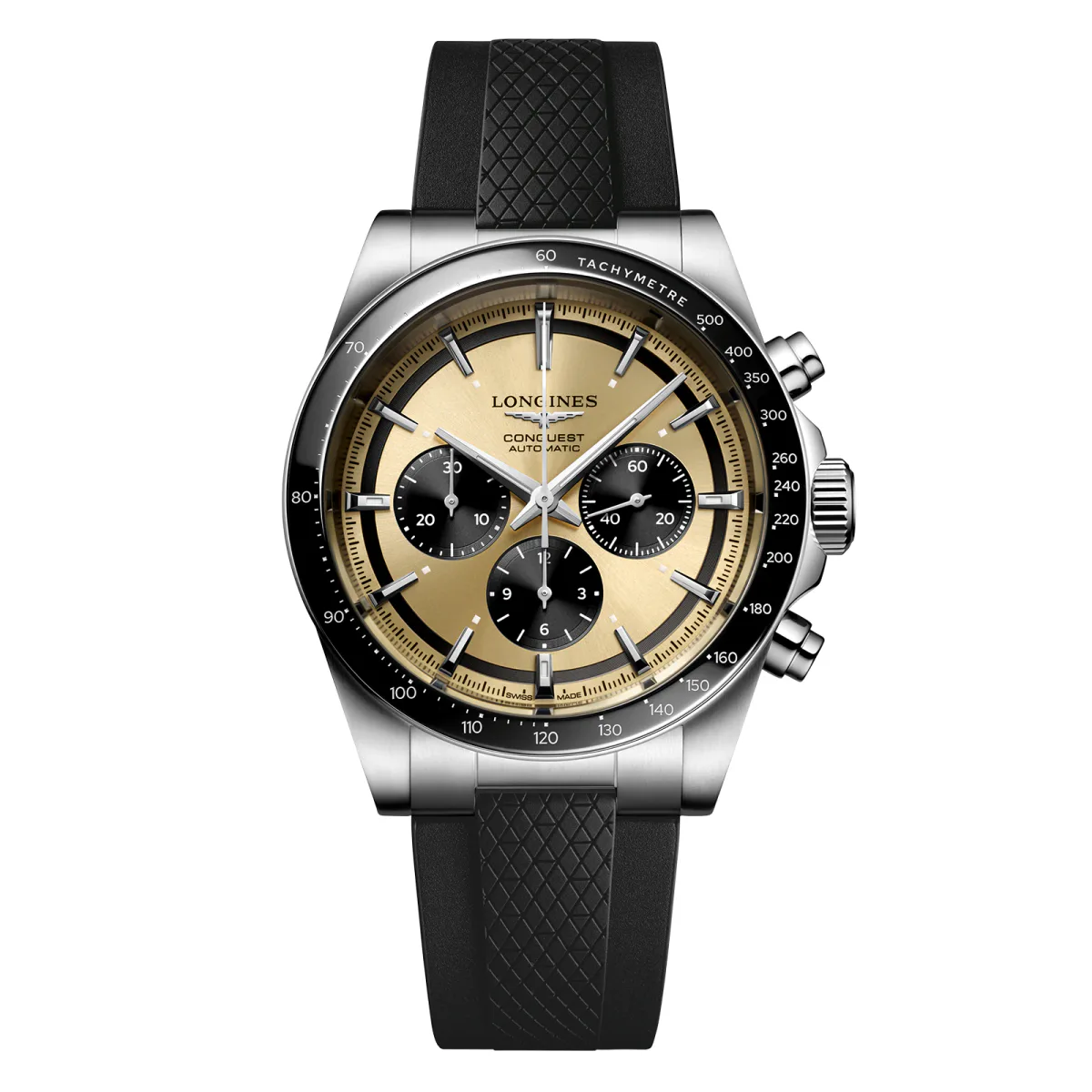 Longines Conquest 42mm Mens Watch Brown