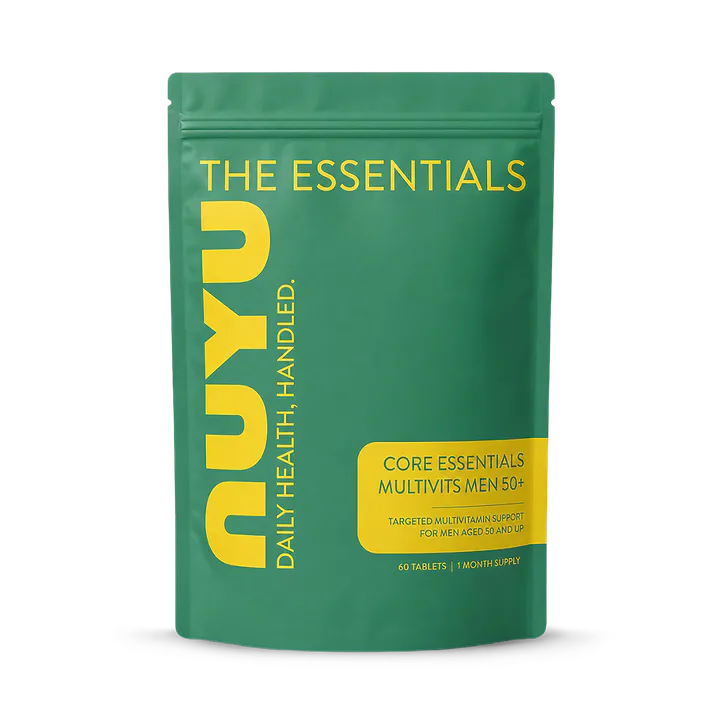 NUYU Core Essentials Men's 50+ Multivitamin 60 Tablets