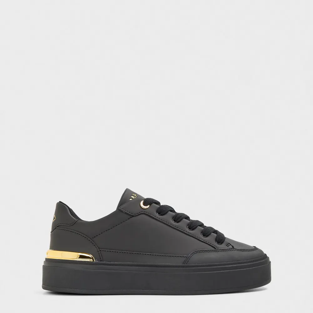 Mallet Men's Lansbury Chunky Trainers in Black/Gold – Footwear