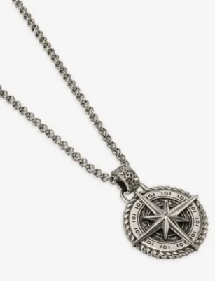 CLOCKS AND COLOURS North Star Stainless-Steel Pendant Necklace detail 3