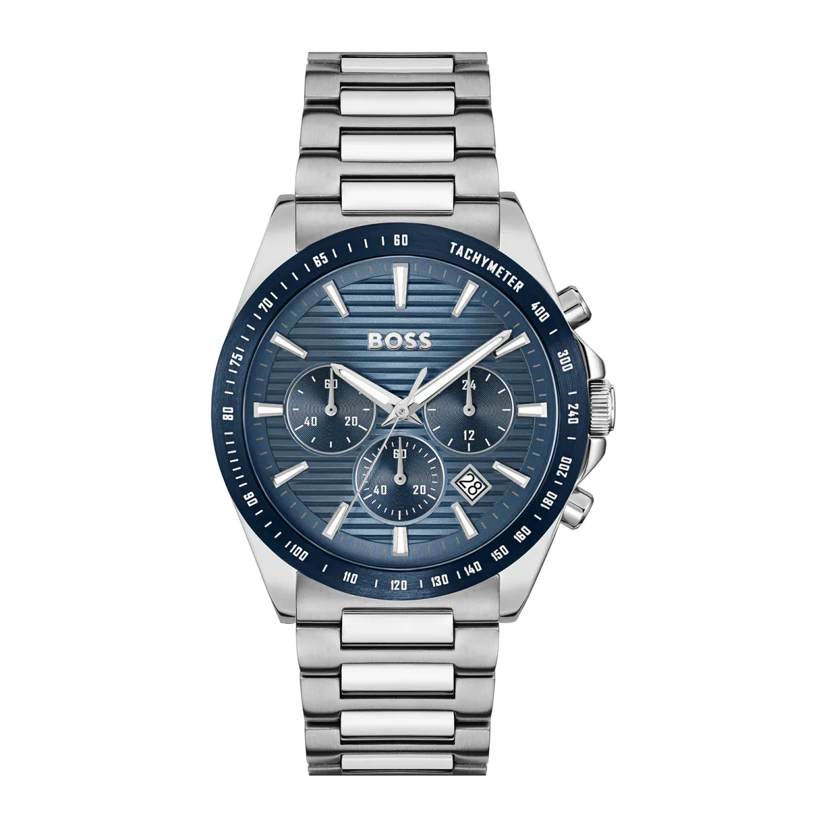 BOSS Strike Chronograph Mens Watch 41mm Blue