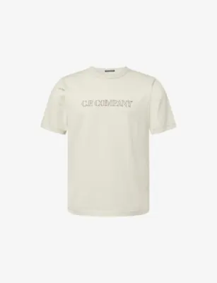 CP COMPANY Brand-Embroidered Cotton T-Shirt