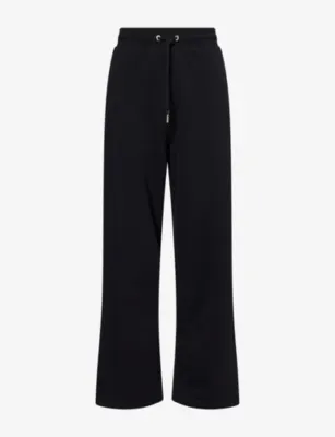 AMI PARIS ADC Logo Embroidered Cotton Jogging Bottoms - Gris Cendre Chine detail 2
