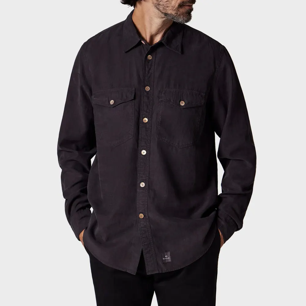 PS Paul Smith Men's Long Sleeve Tailored Fit Shirt detail 2