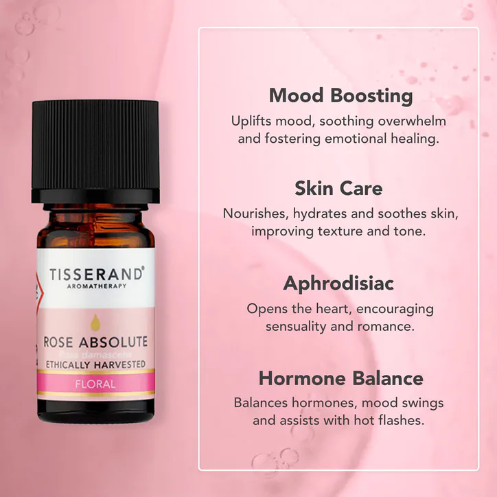 Tisserand Rose Absolute Pure Essential Oil 2ml, additional product view 3