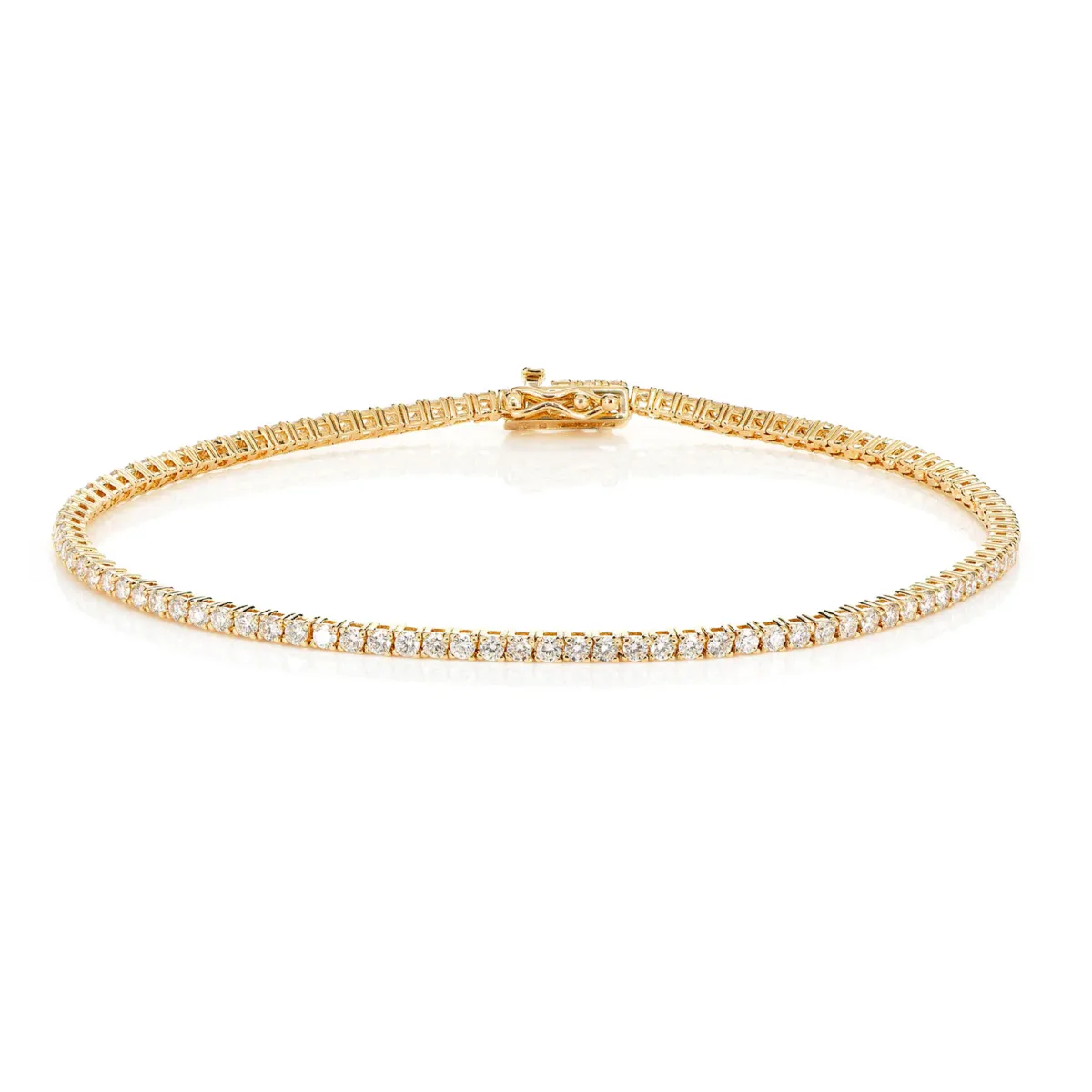 For Him Prong Diamond Tennis Bracelet