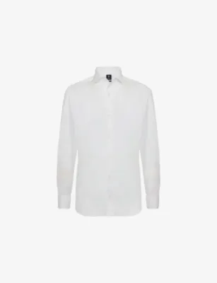 BOGGI MILANO Pinpoint Regular-Fit Cotton Shirt