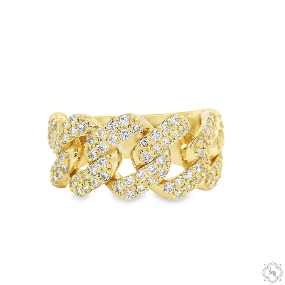 MARYAM - CORE Natural Cuban Link Ring 70326 in Rose / 5 – Ring
