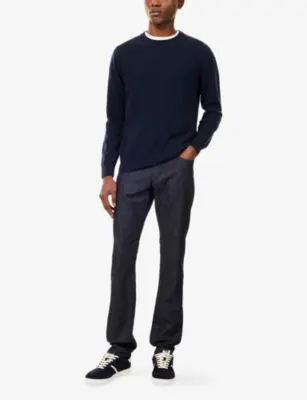 EMPORIO ARMANI Slim-Fit Tapered-Leg Denim Jeans - 30/32 detail 2