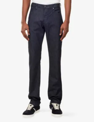 EMPORIO ARMANI Slim-Fit Tapered-Leg Denim Jeans - 30/32 detail 3