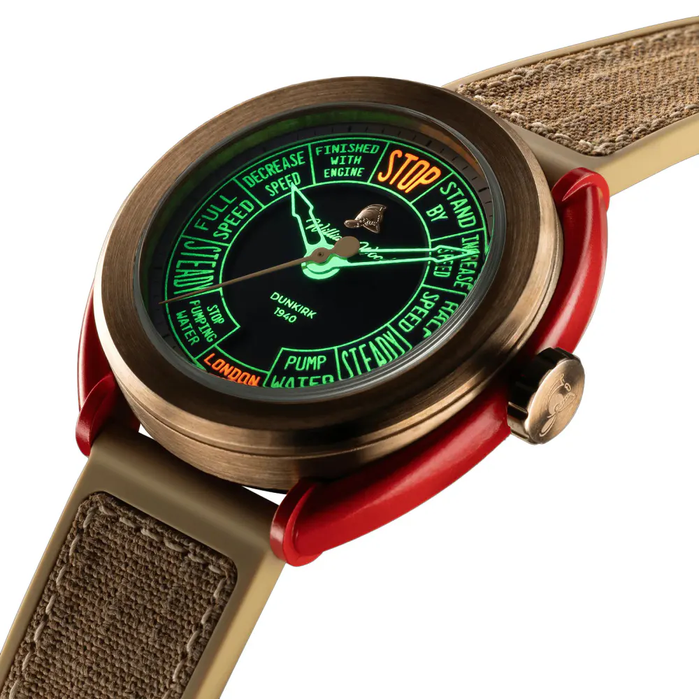 William Wood Watches Dunkirk 42mm Mens Watch Black in Black, additional product view 3