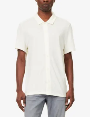PAIGE Sultan Button-Up Linen and Cotton-Blend Shirt detail 3