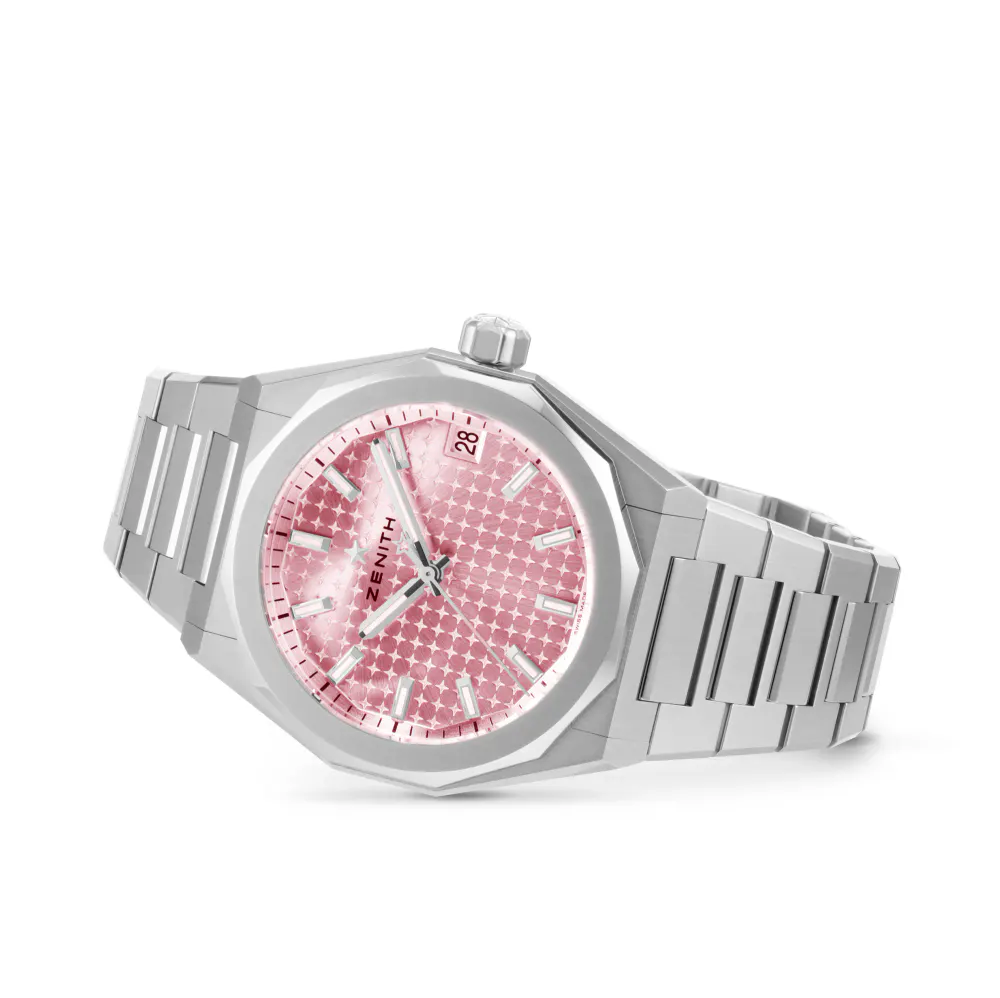 Zenith Defy Skyline 36mm Steel Automatic Watch - Pink detail 2