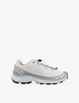 SALOMON XT-6 Woven Trainers - 7.5 in RAINY DAY PALOMA SILVER – Mens | Trainers | Lace up trainers
