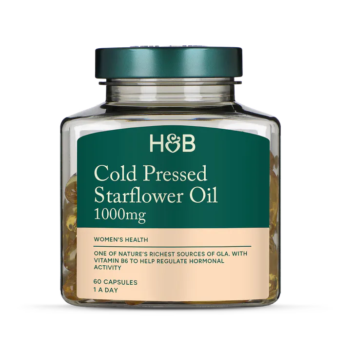 For Him Starflower Oil 60 Capsules 1000mg with Vitamin B6 detail 2