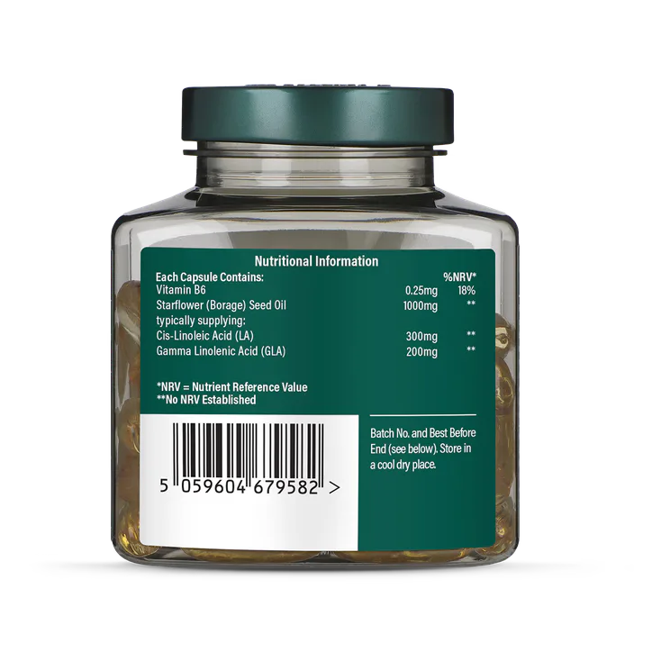 For Him Starflower Oil 60 Capsules 1000mg with Vitamin B6 detail 3