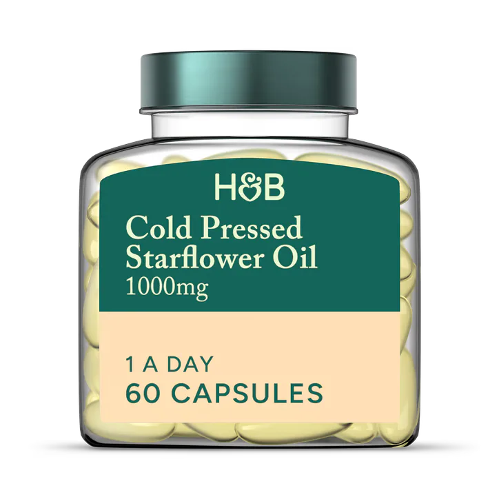 For Him Starflower Oil 60 Capsules 1000mg with Vitamin B6