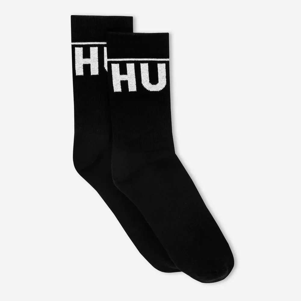 Hugo 2 Pack Iconic Crew Socks detail 3