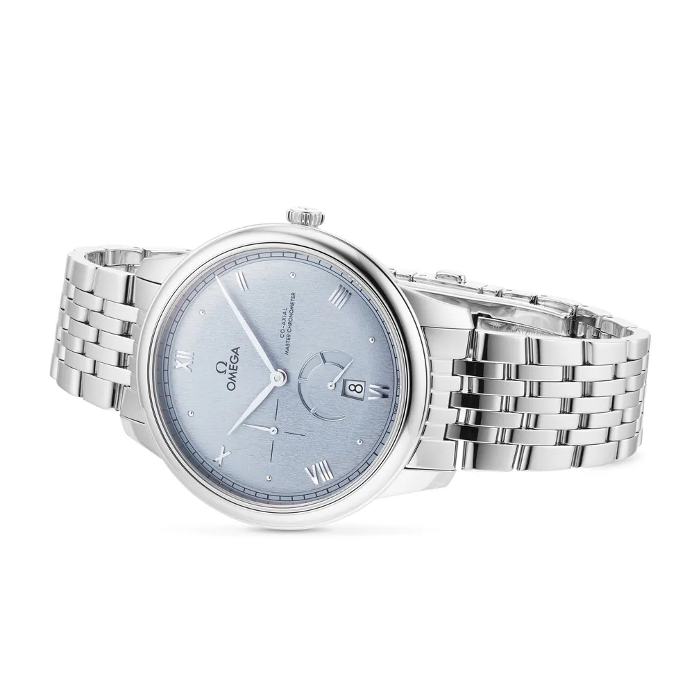 Omega De Ville Prestige Co-Axial Chronometer Power Reserve 41mm Mens Watch Blue detail 3
