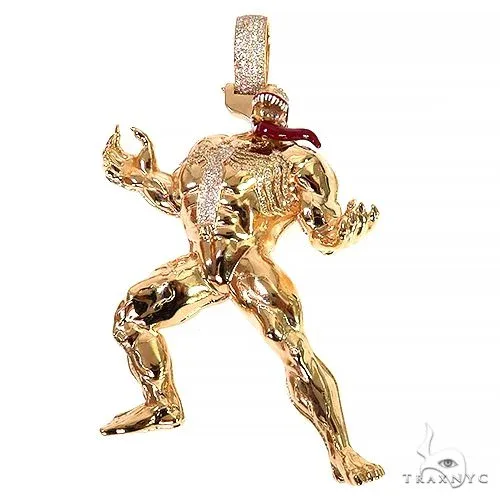 RINA - For Him FACTORY Custom Made Venom Diamond Pendant 68198 in Rose Gold – Pendant