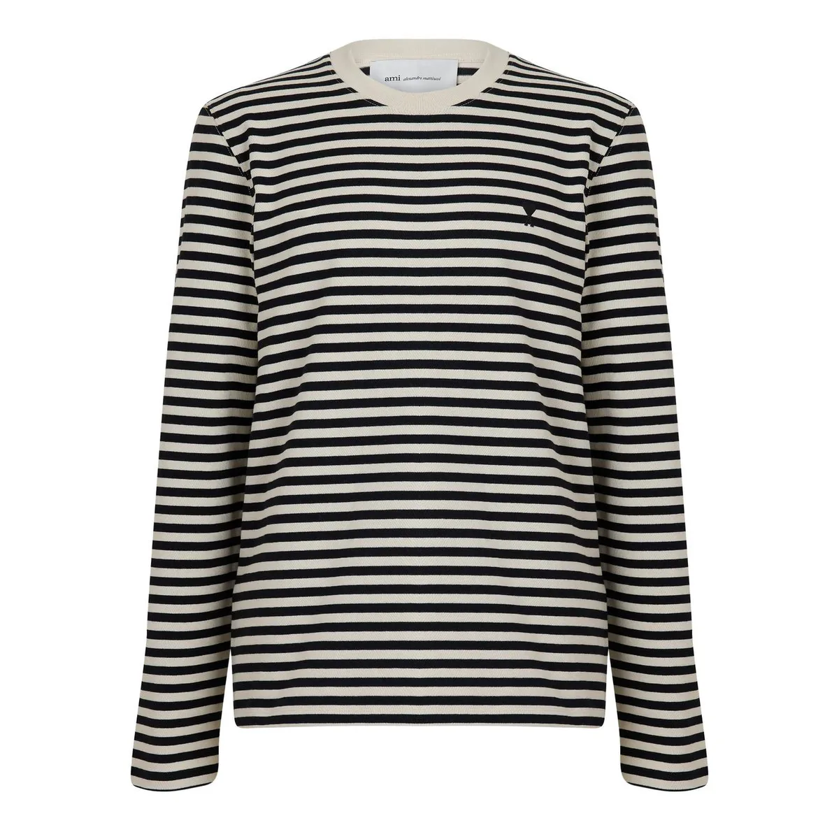 Ami Paris Ami LS Stripe Tee Sn64